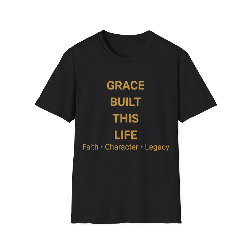 Grace Built This Life T-Shirt | Christian Faith Graphic Tee