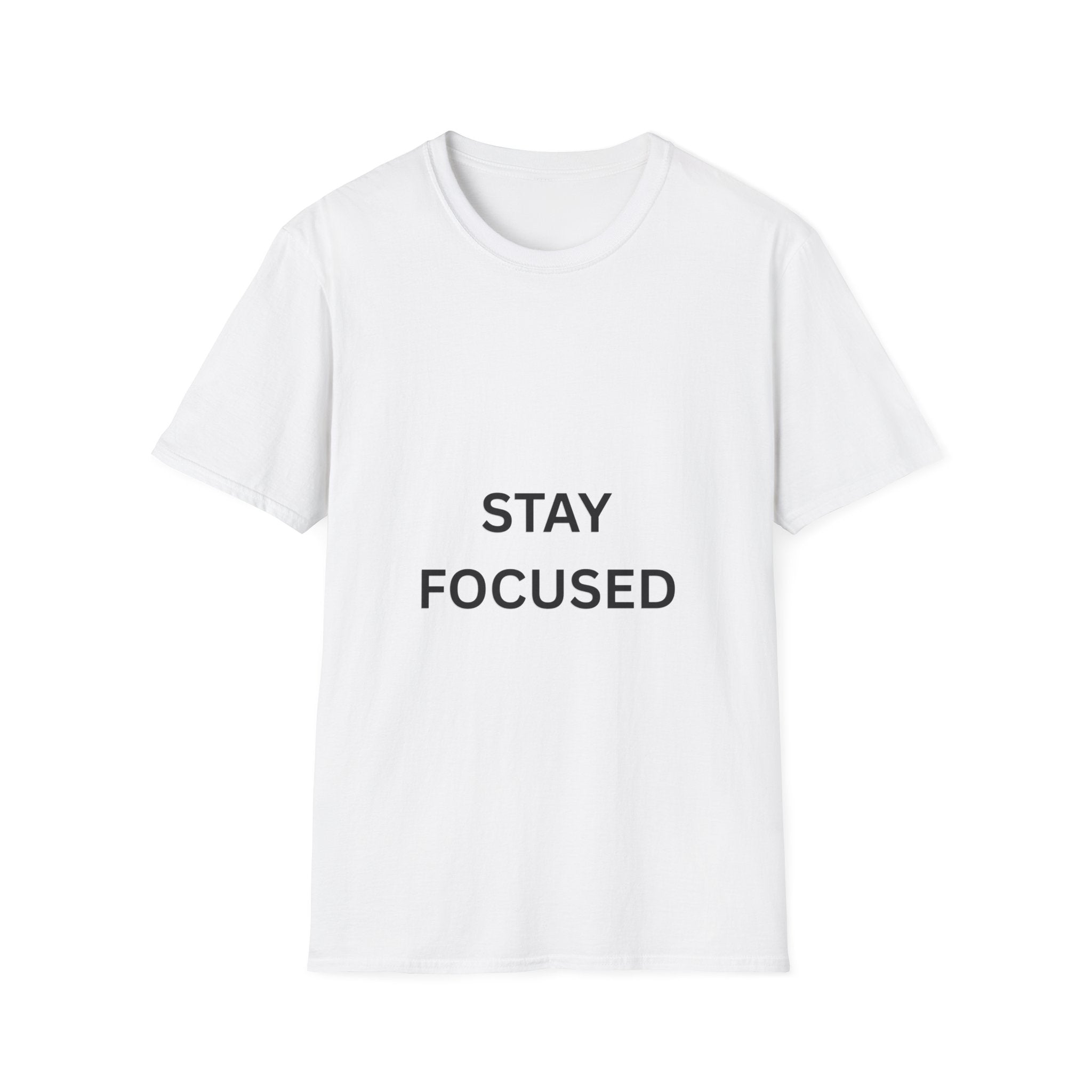 Stay Focused T-Shirt, Motivational Shirt, Discipline Mindset Tee, Minimalist Streetwear Graphic Tee, Productivity Gift