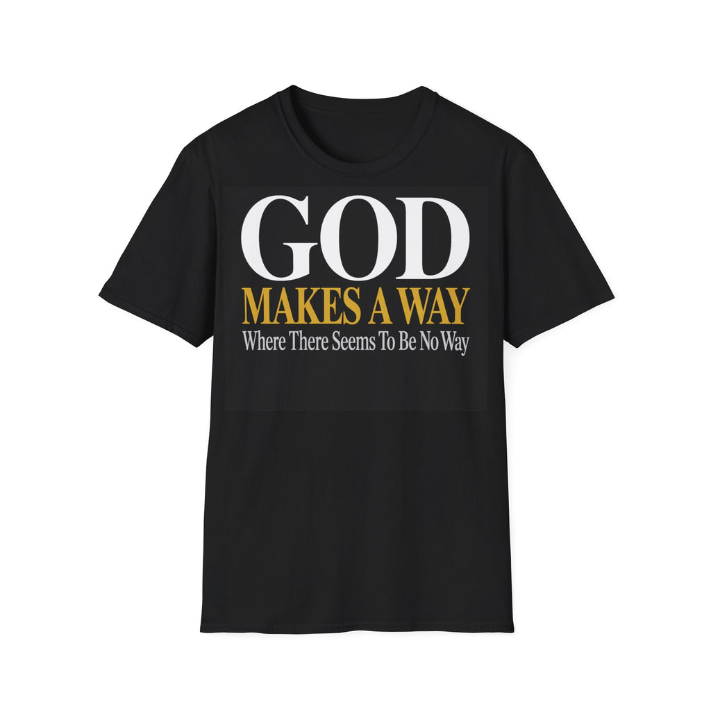 God Makes A Way T-Shirt — Inspirational Christian Faith Tee
