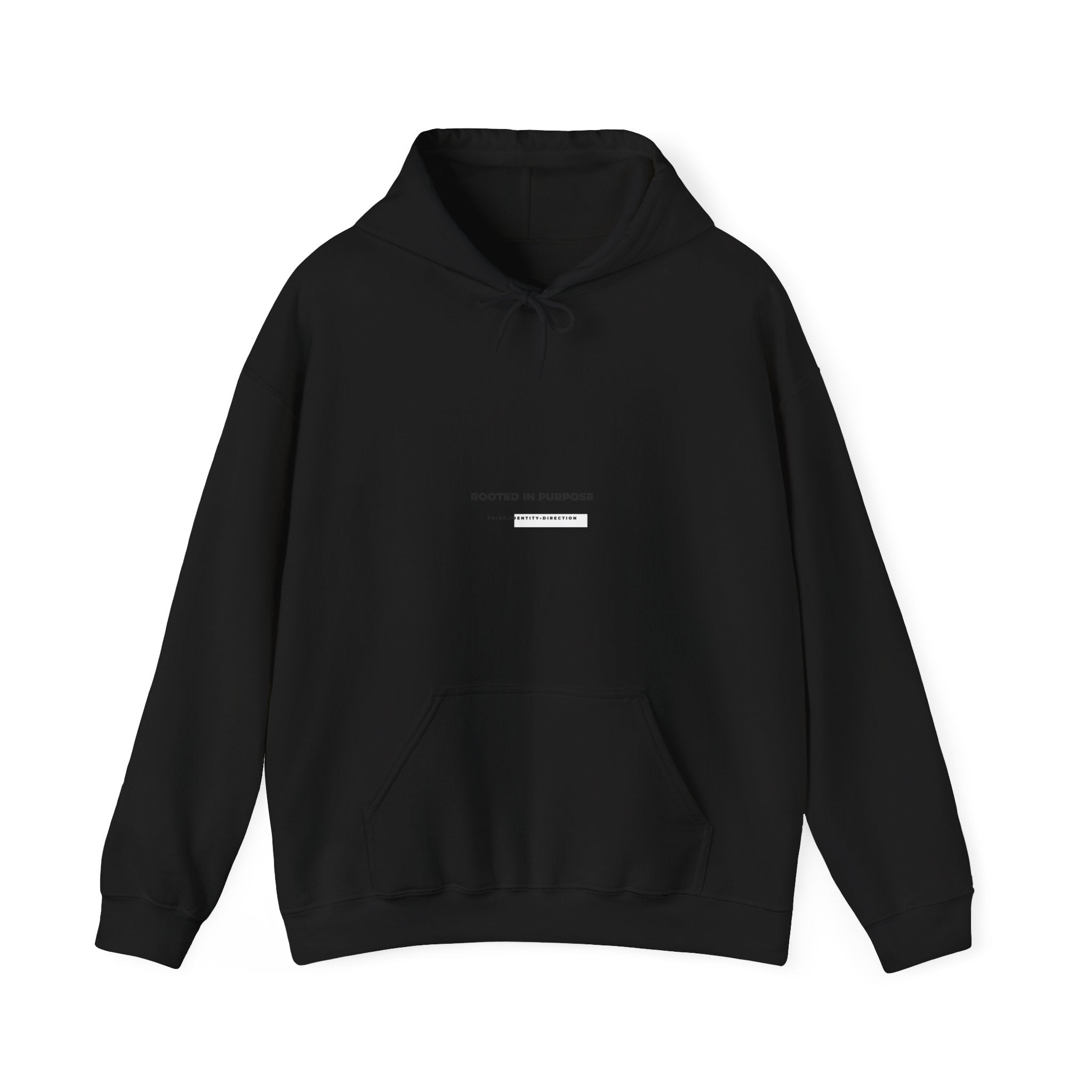 Rooted In Purpose Hoodie – Minimalist Identity Pullover (Unisex)