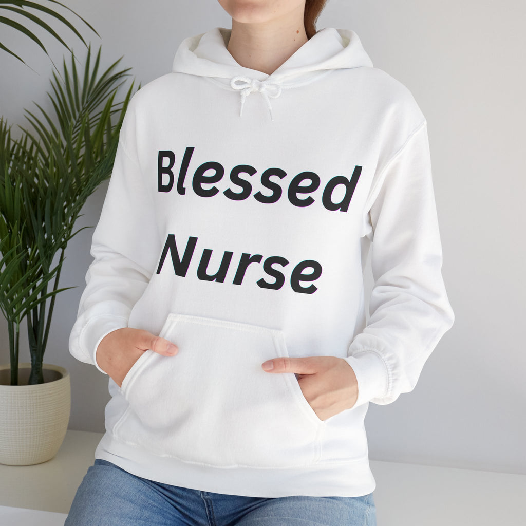 Blessed Nurse Hoodie – Christian Nurse Gift Hoodie | Nurse Appreciation Apparel