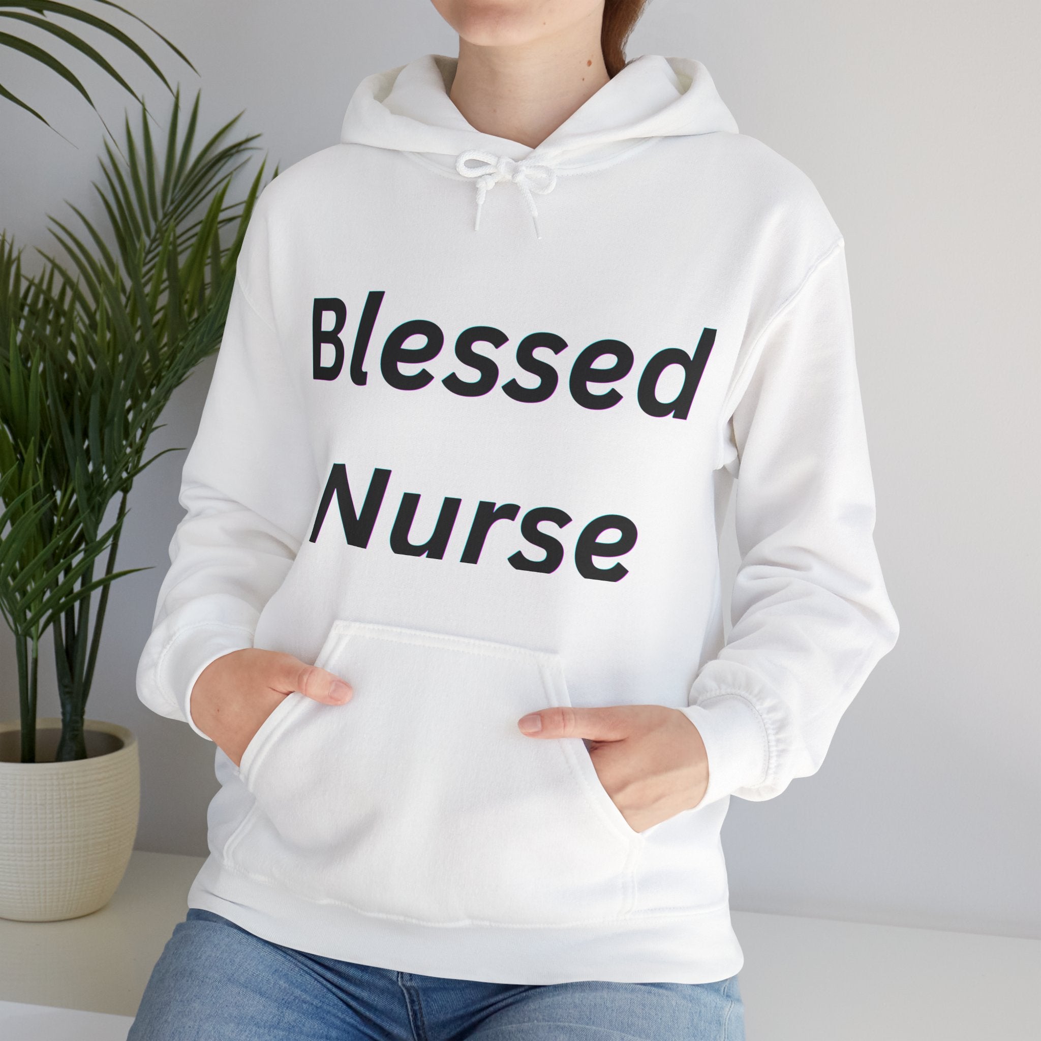 Blessed Nurse Hoodie – Christian Nurse Gift Hoodie | Nurse Appreciation Apparel