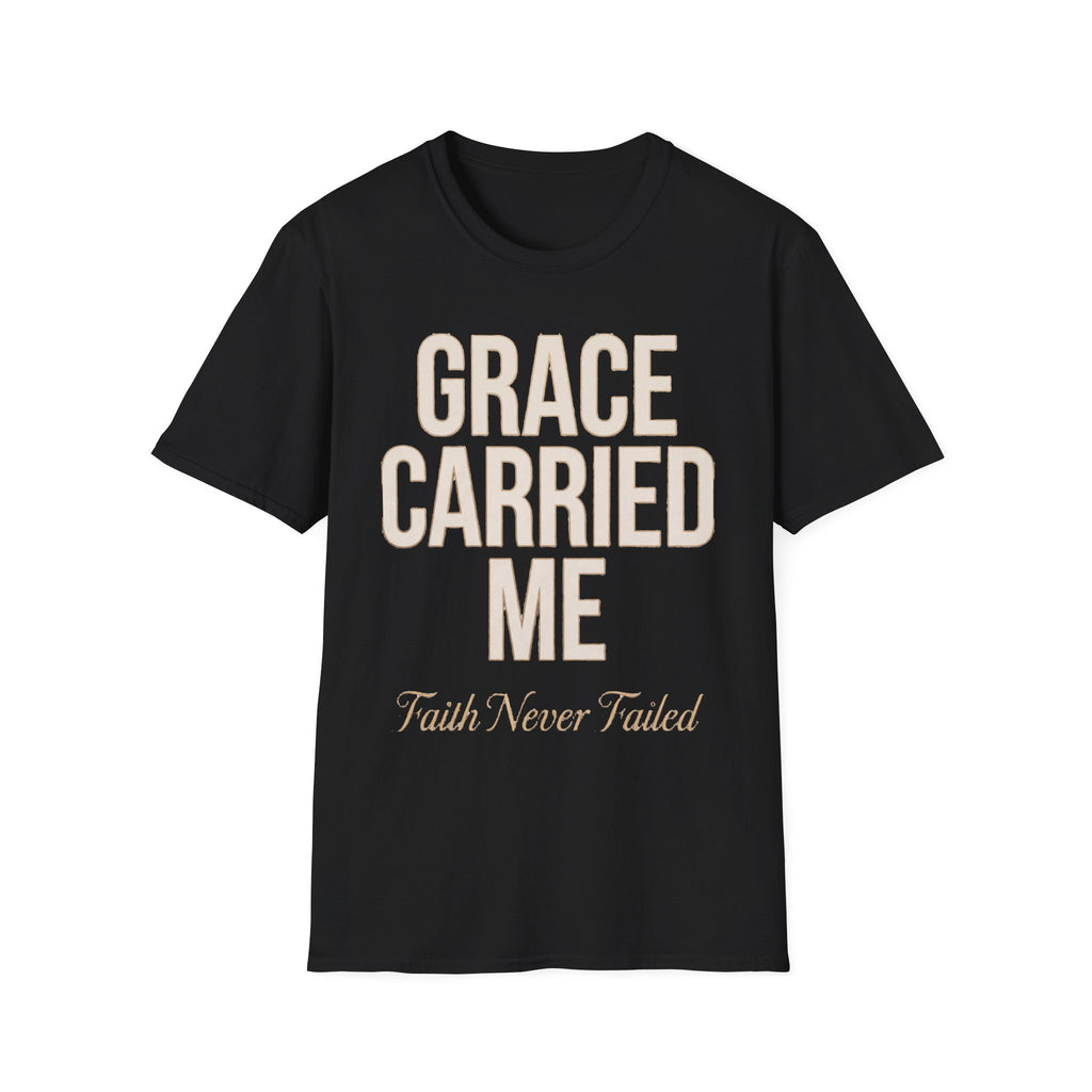 Grace Carried Me | Premium Christian Streetwear T-Shirt