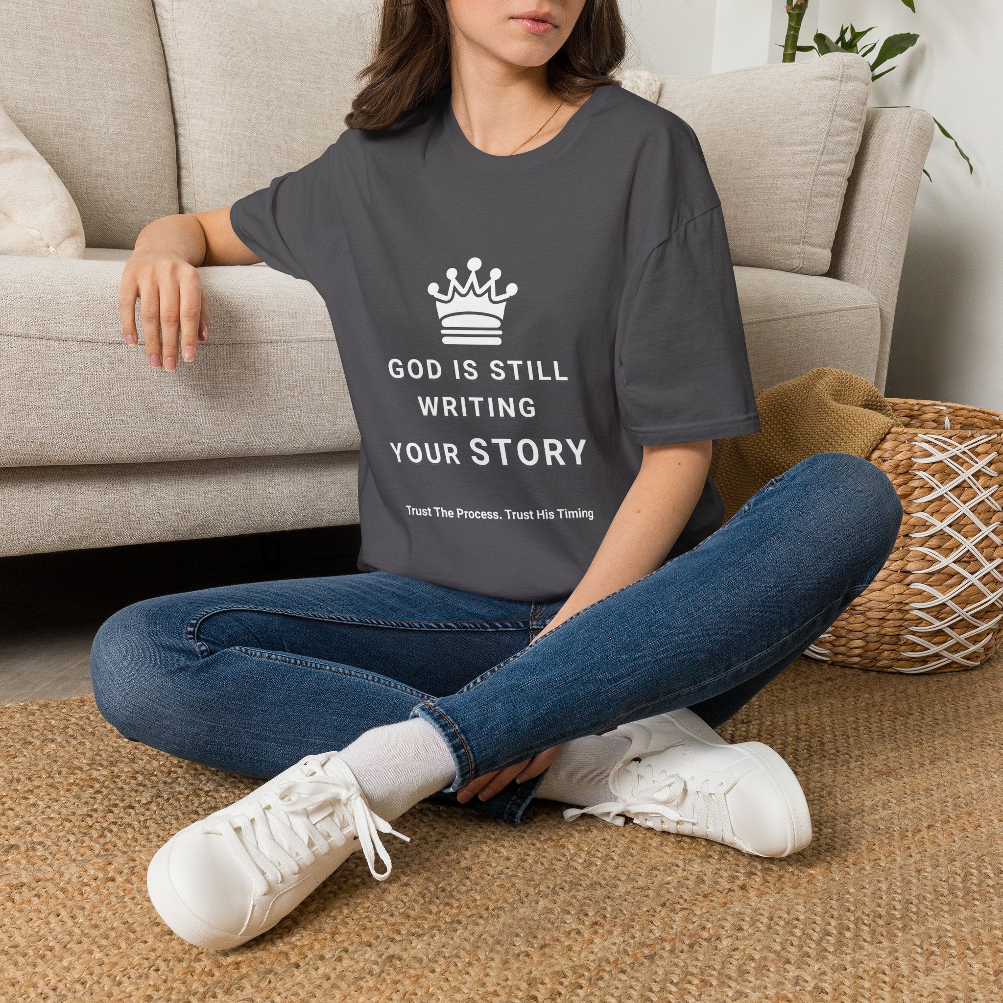 God Is Still Writing Your Story Christian T-Shirt | Faith-Based Inspirational Tee