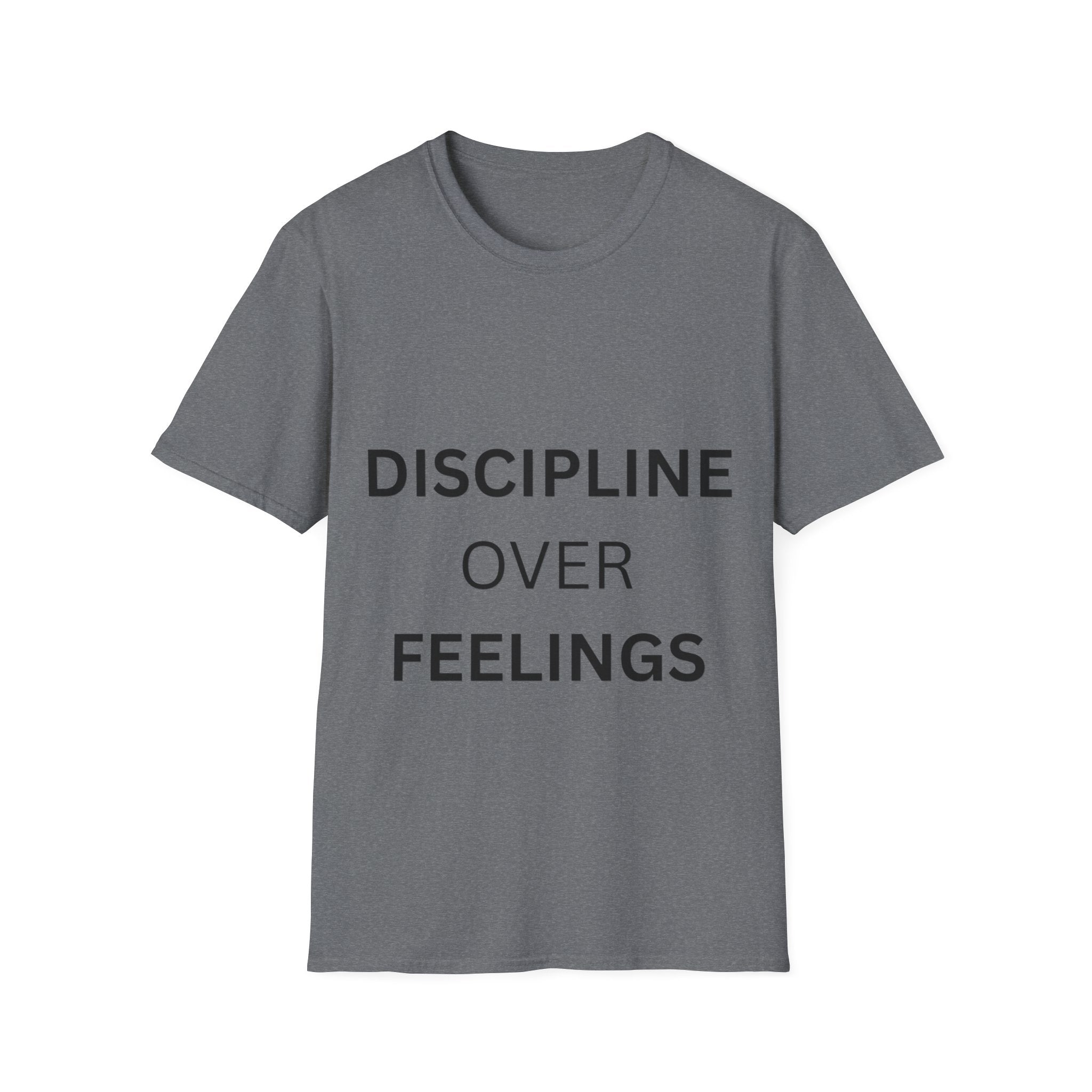 Discipline Over Feelings T-Shirt | Motivation & Faith Apparel