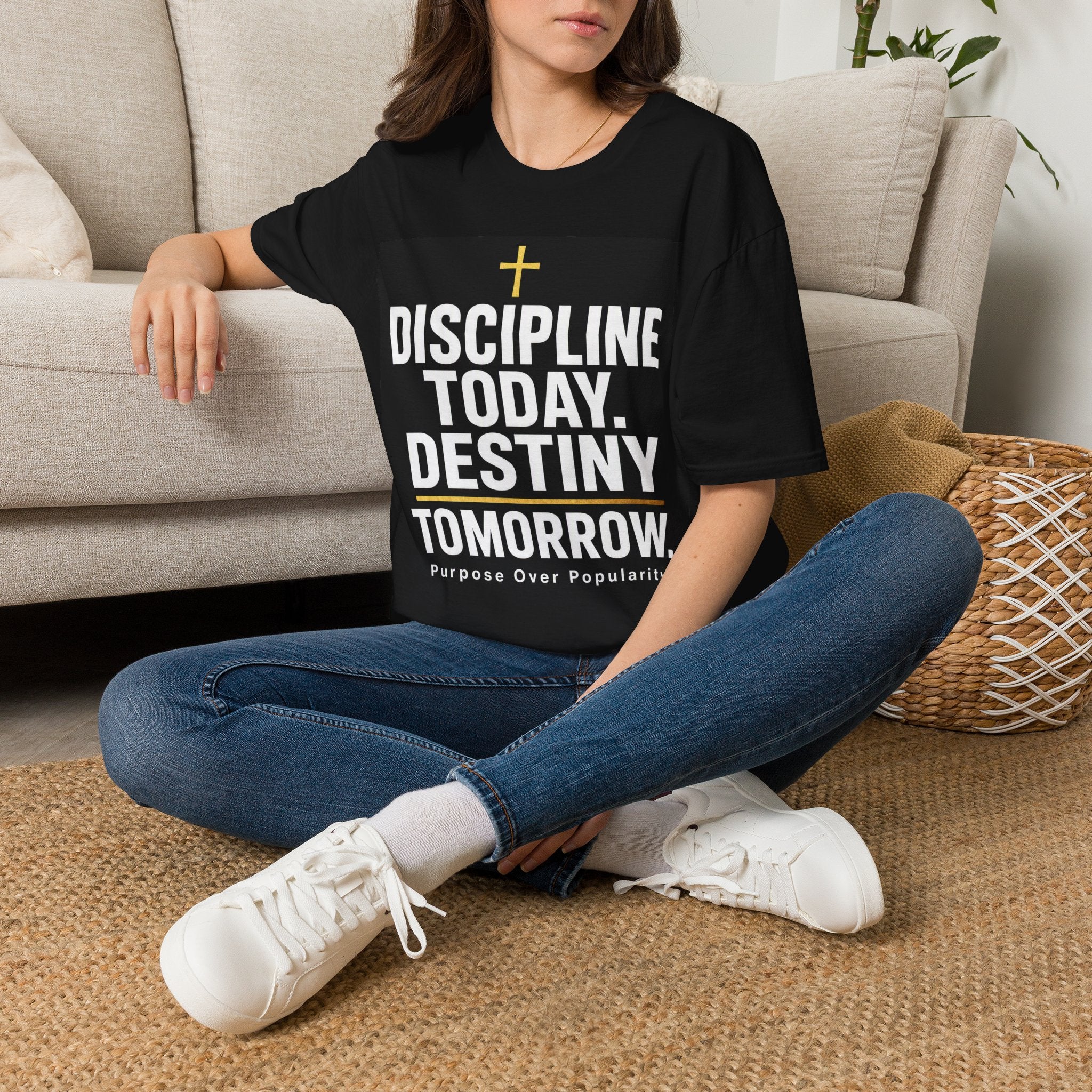Discipline Today Destiny Tomorrow T‑Shirt — Inspirational Christian Faith Tee