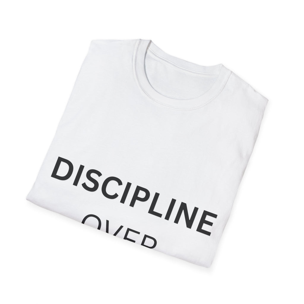 Discipline Over Feelings T-Shirt | Motivation & Faith Apparel