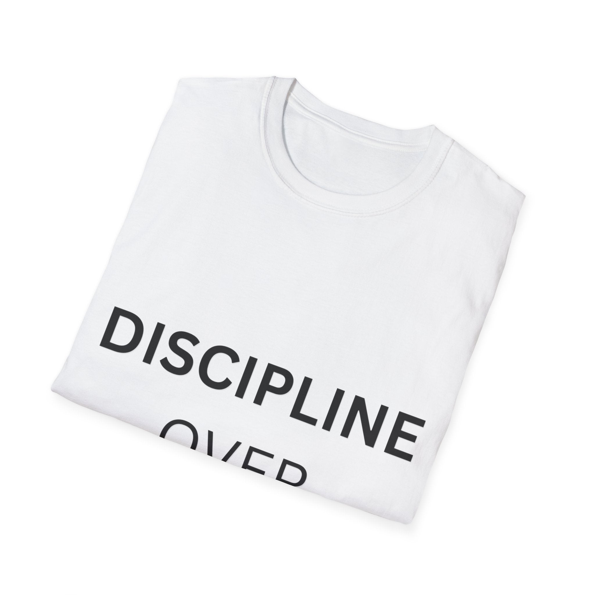 Discipline Over Feelings T-Shirt | Motivation & Faith Apparel