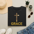 Grace Cross T-Shirt — "Grace Over Pressure" Christian Faith Tee