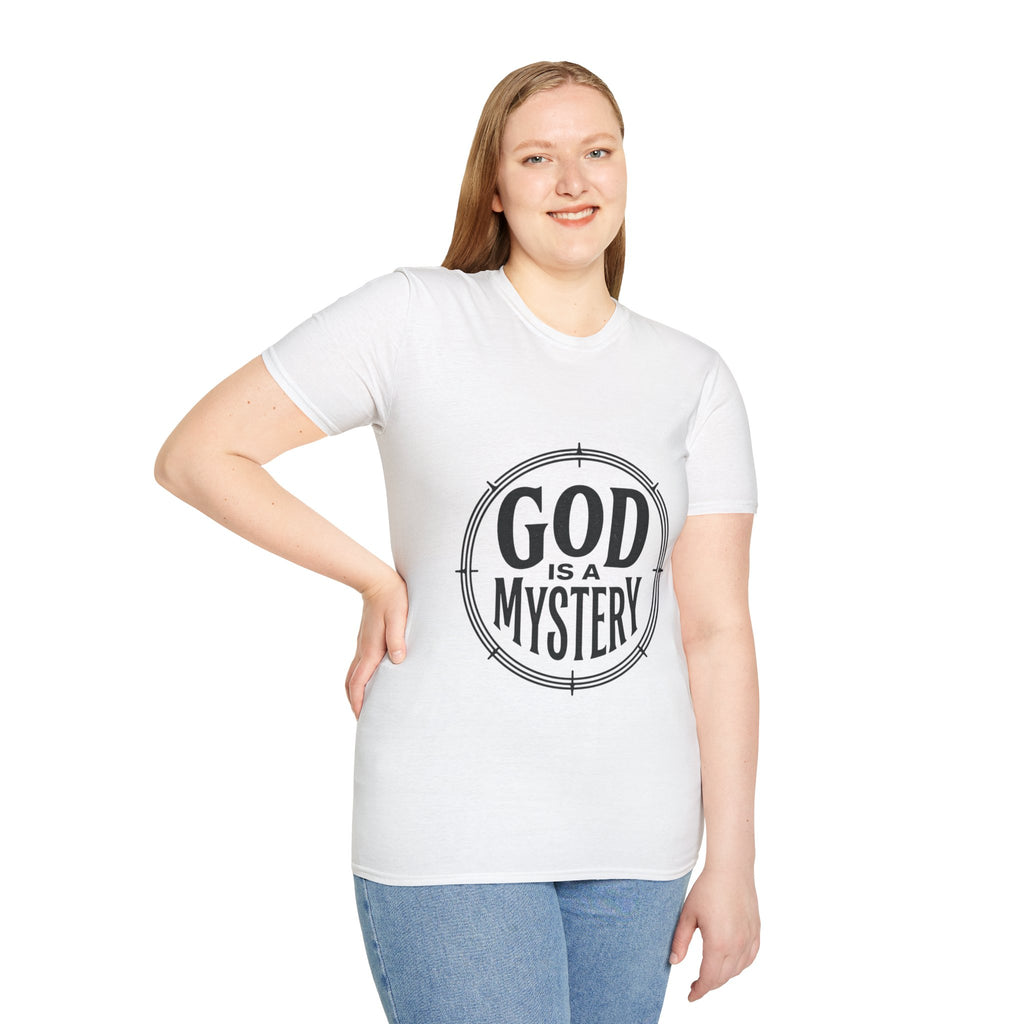 God Is a Mystery T-Shirt — Christian Inspirational Faith Graphic Tee