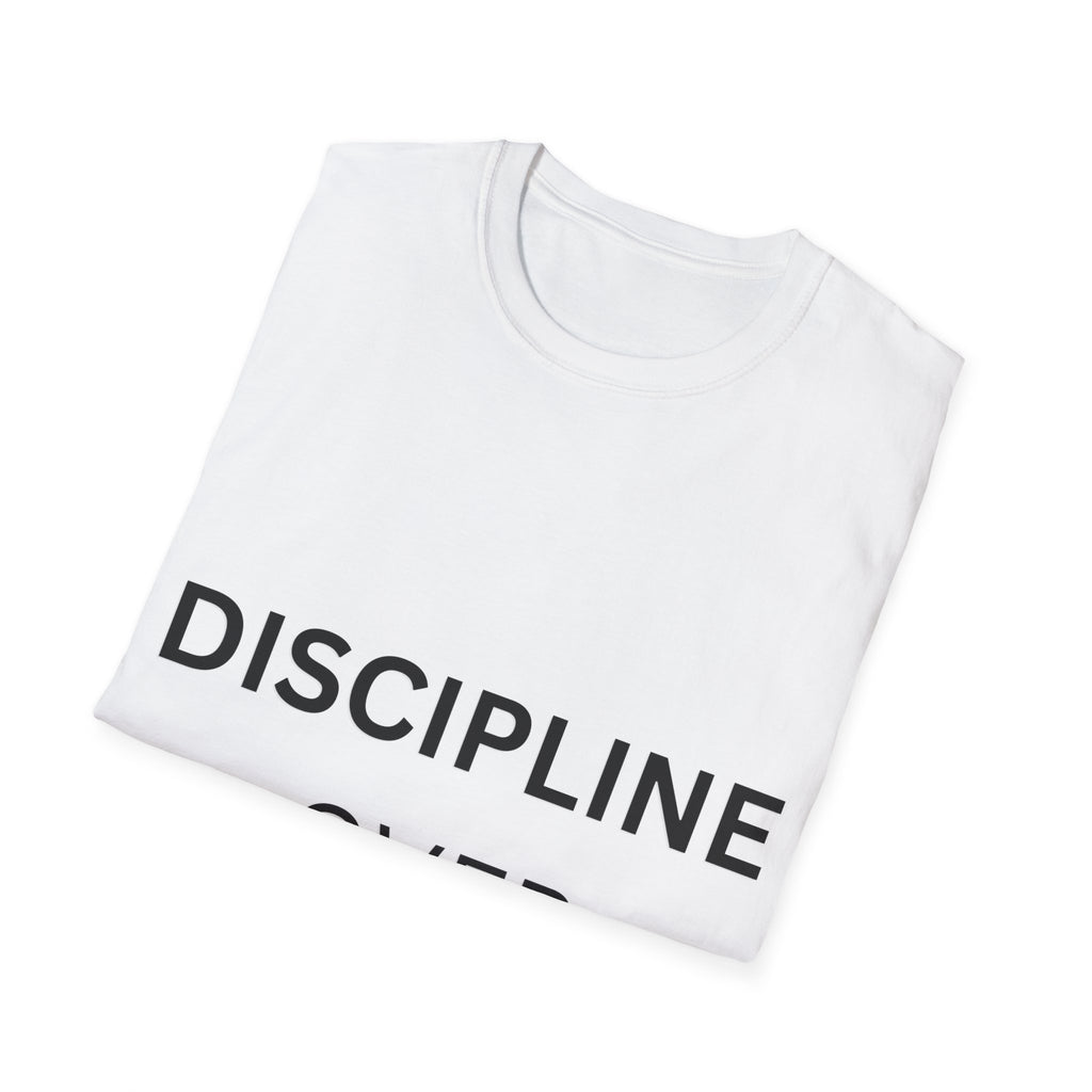 DISCIPLINE OVER FEELINGS – Motivational T-Shirt | Pride & Purpose