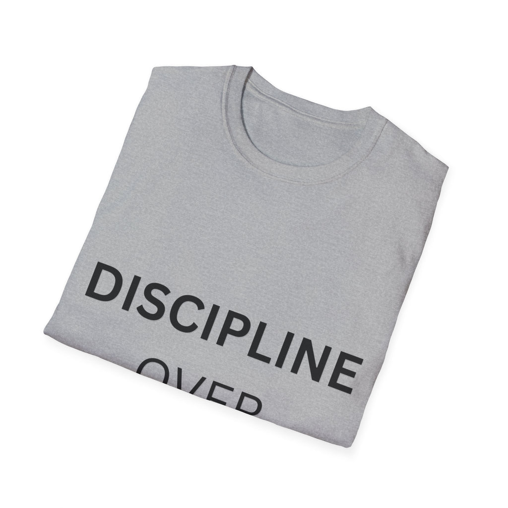 Discipline Over Feelings T-Shirt | Motivation & Faith Apparel