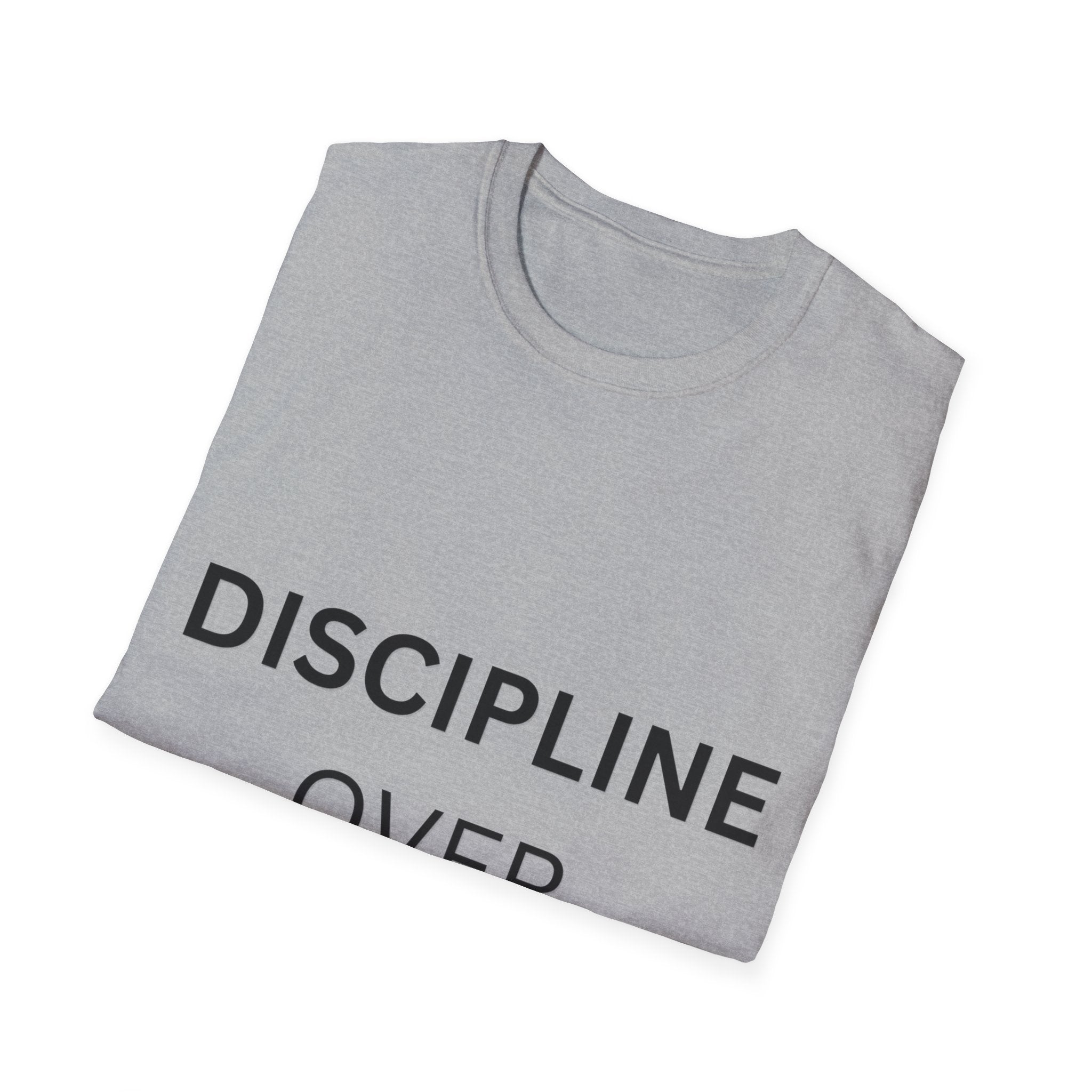 Discipline Over Feelings T-Shirt | Motivation & Faith Apparel