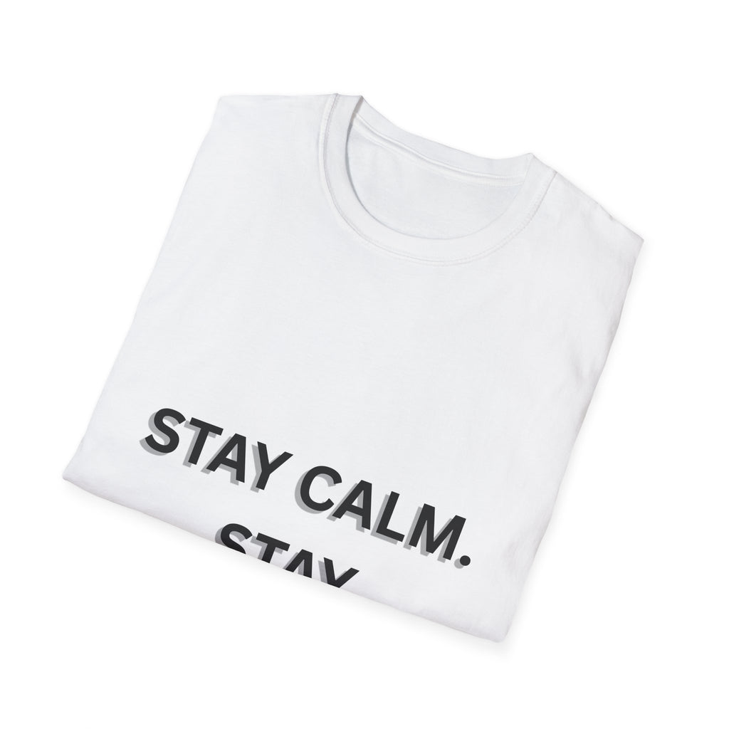Stay Calm Stay Purposeful T-Shirt | Minimal Motivational Streetwear Tee