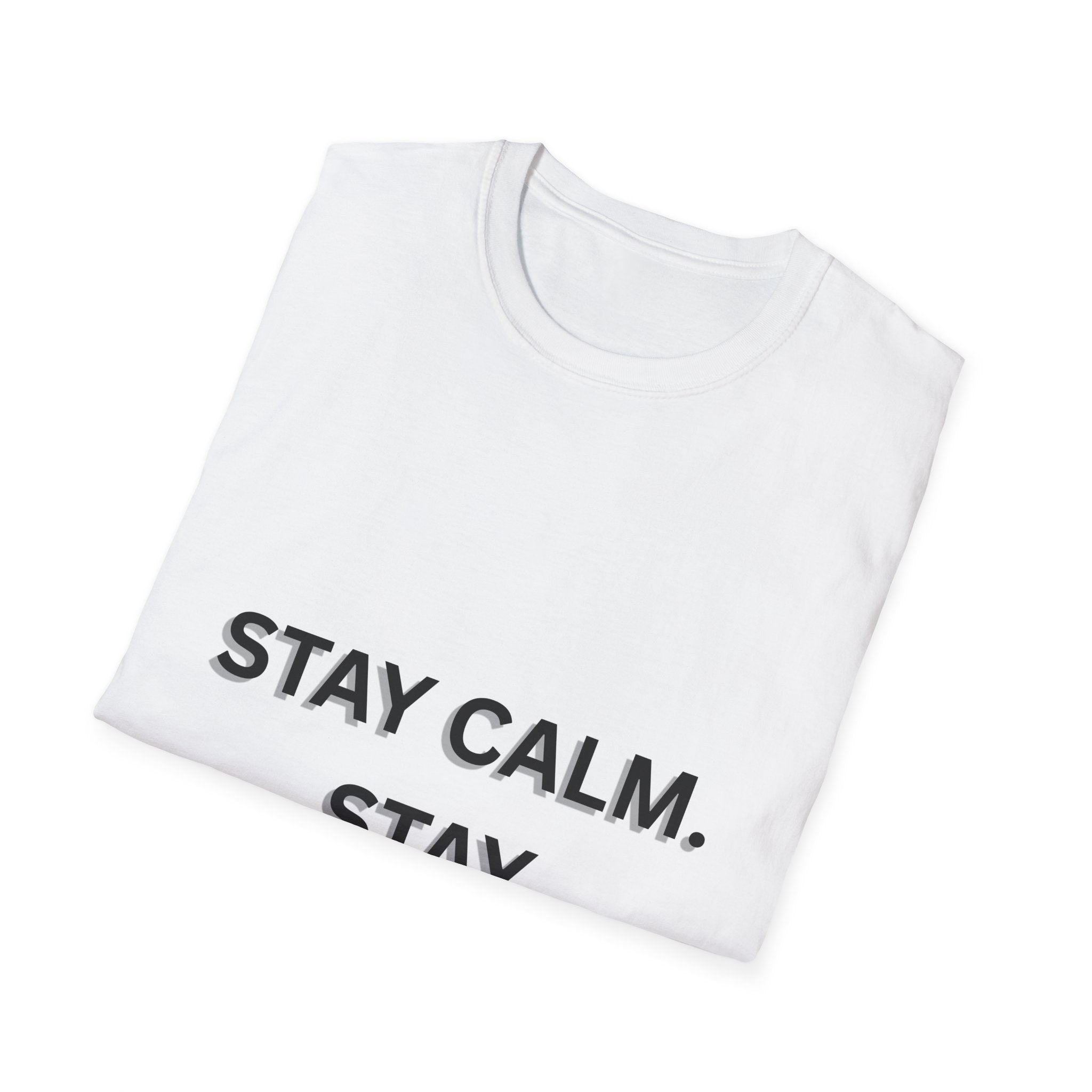 Stay Calm Stay Purposeful T-Shirt | Minimal Motivational Streetwear Tee
