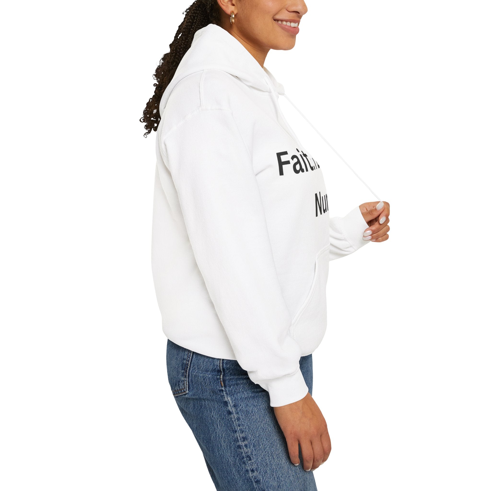 Faith Driven Nurse Hoodie – Inspirational Christian Nurse Sweatshirt, Gift for Nurses, Faith Based Medical Apparel