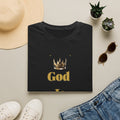 God Is Good T-Shirt — Gold Crown Faith Tee