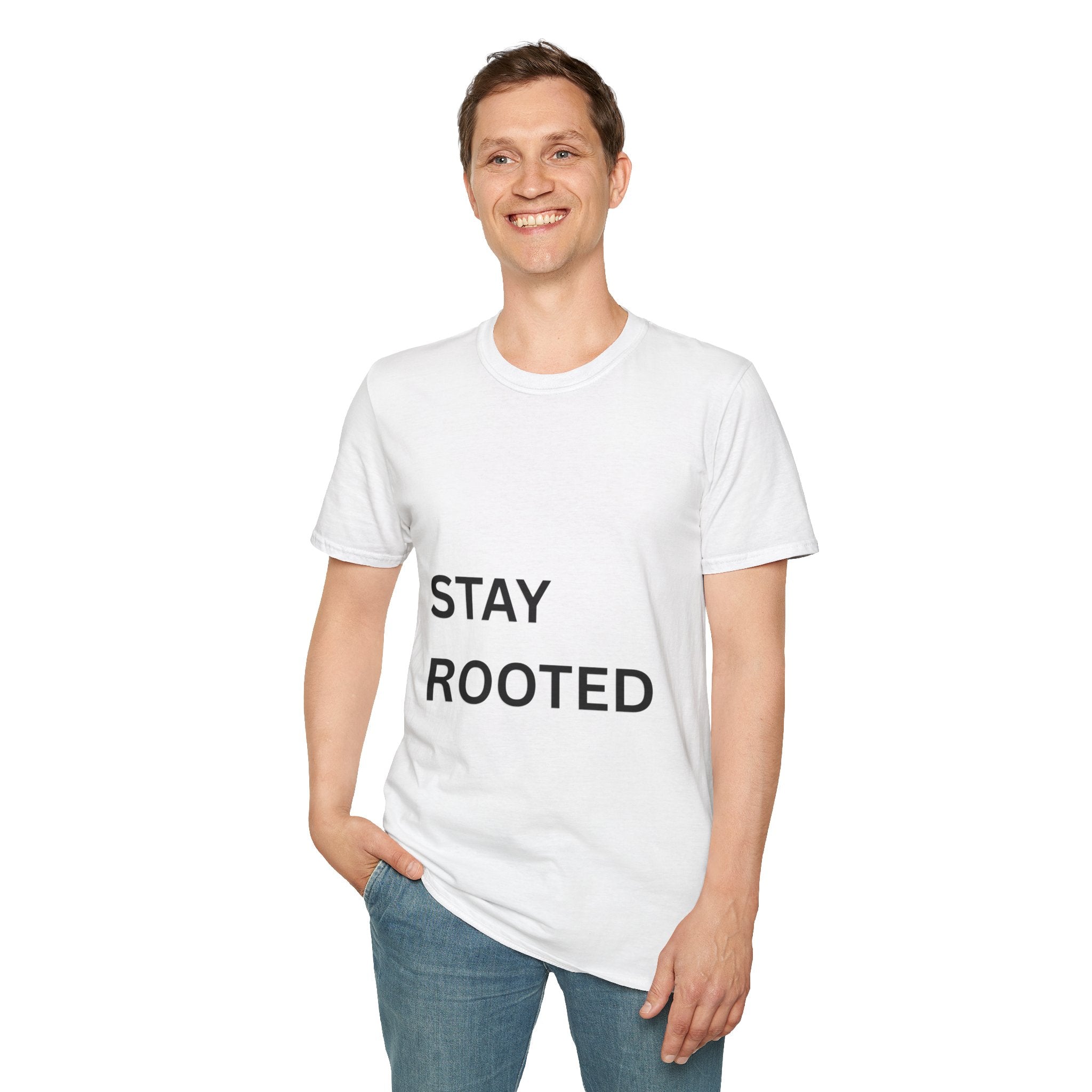 Stay Rooted T-Shirt | Minimalist Motivational Tee | Faith Inspired Shirt | Discipline Mindset Clothing | Streetwear Gift