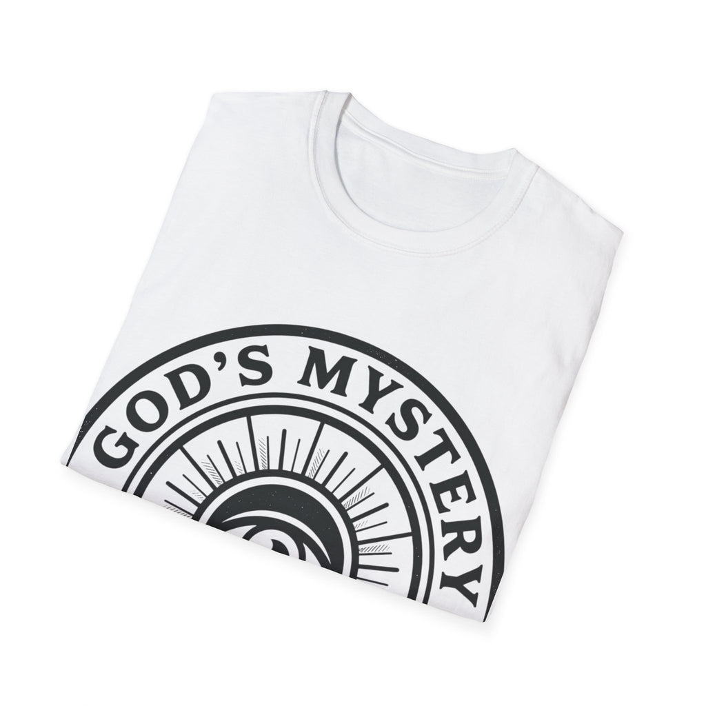 God's Mystery T-Shirt — 'Surpasses All Tech' Spiritual Graphic Tee