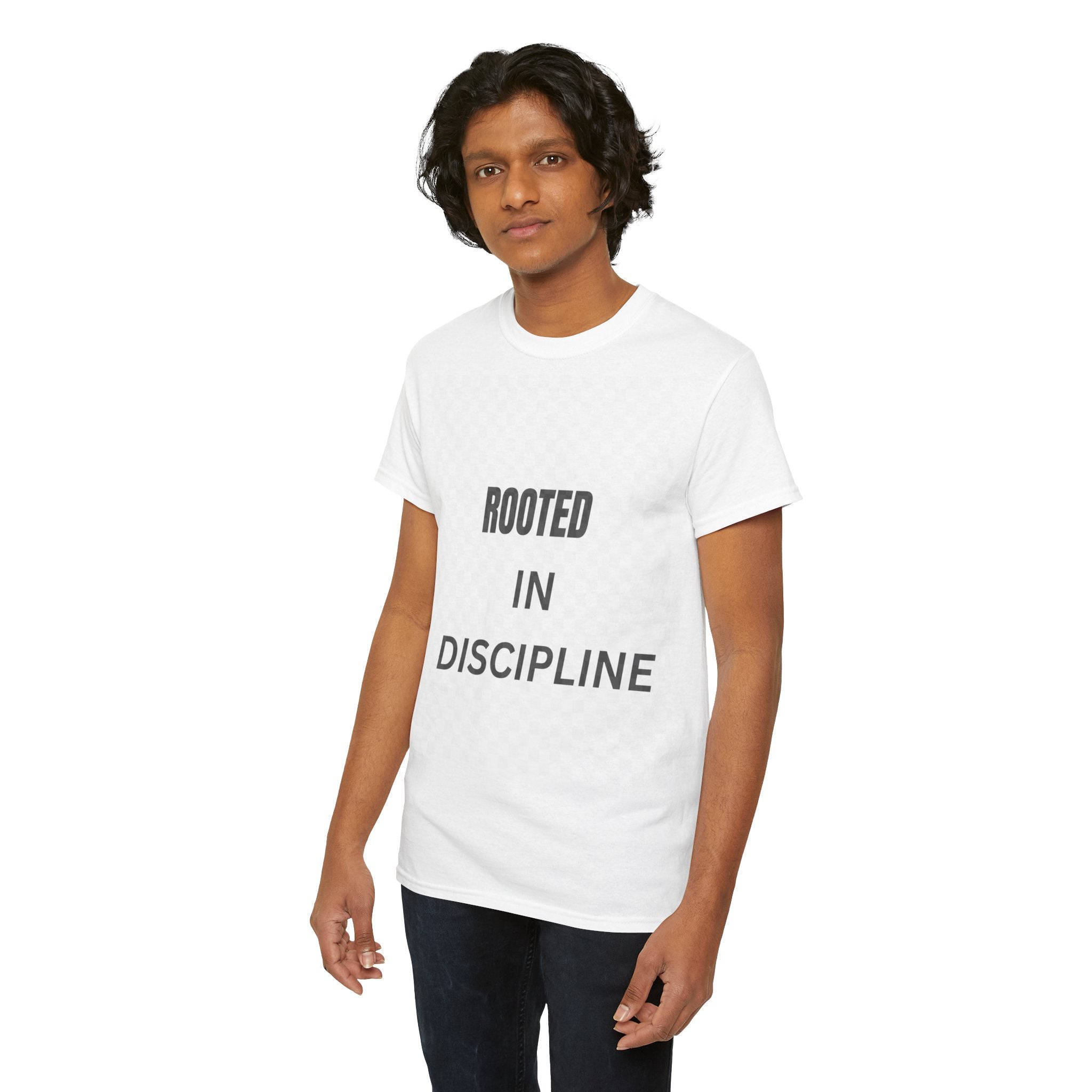 Rooted In Discipline T-Shirt – Minimalist Motivational Streetwear