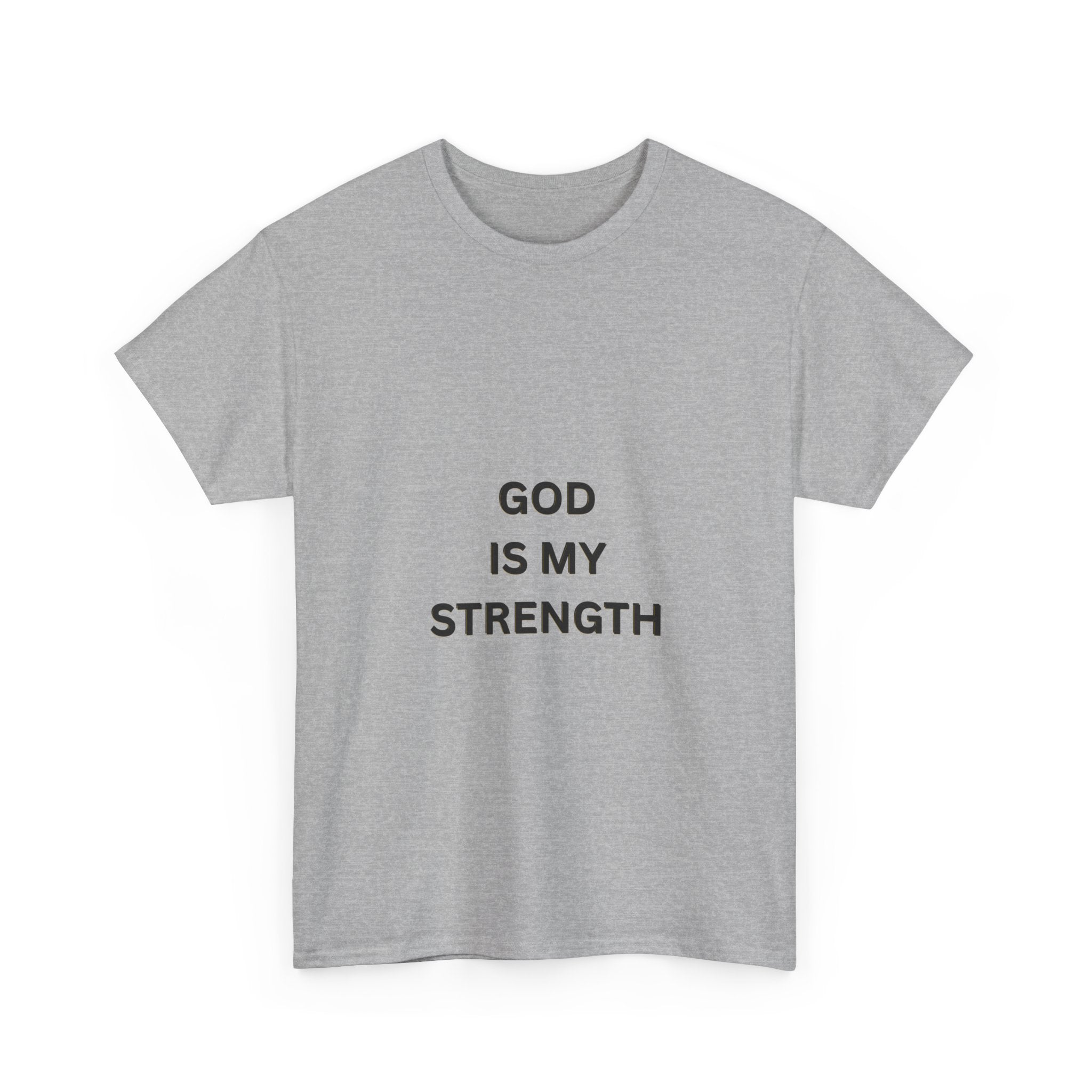 God Is My Strength Christian T-Shirt – Faith Based Streetwear Tee