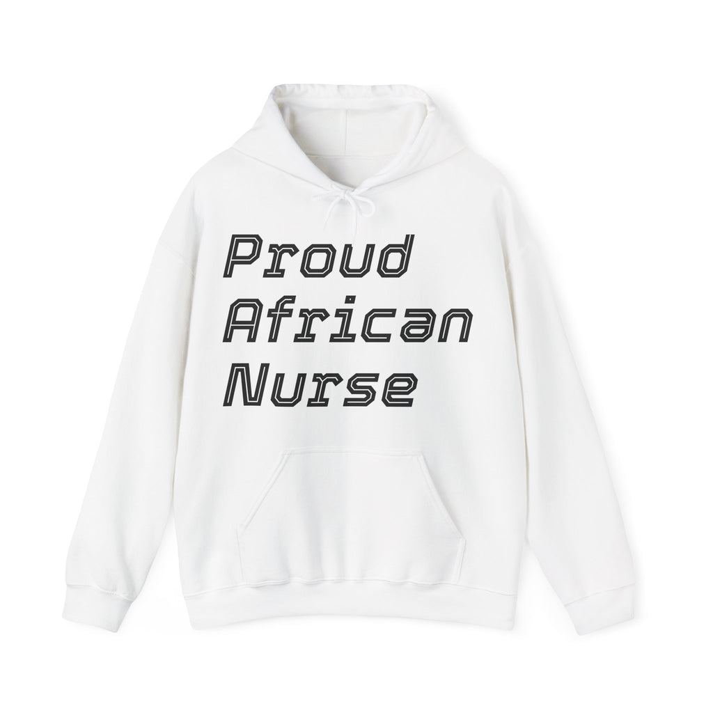 Proud African Nurse Hoodie | Nurse Pride Hoodie for Healthcare Workers