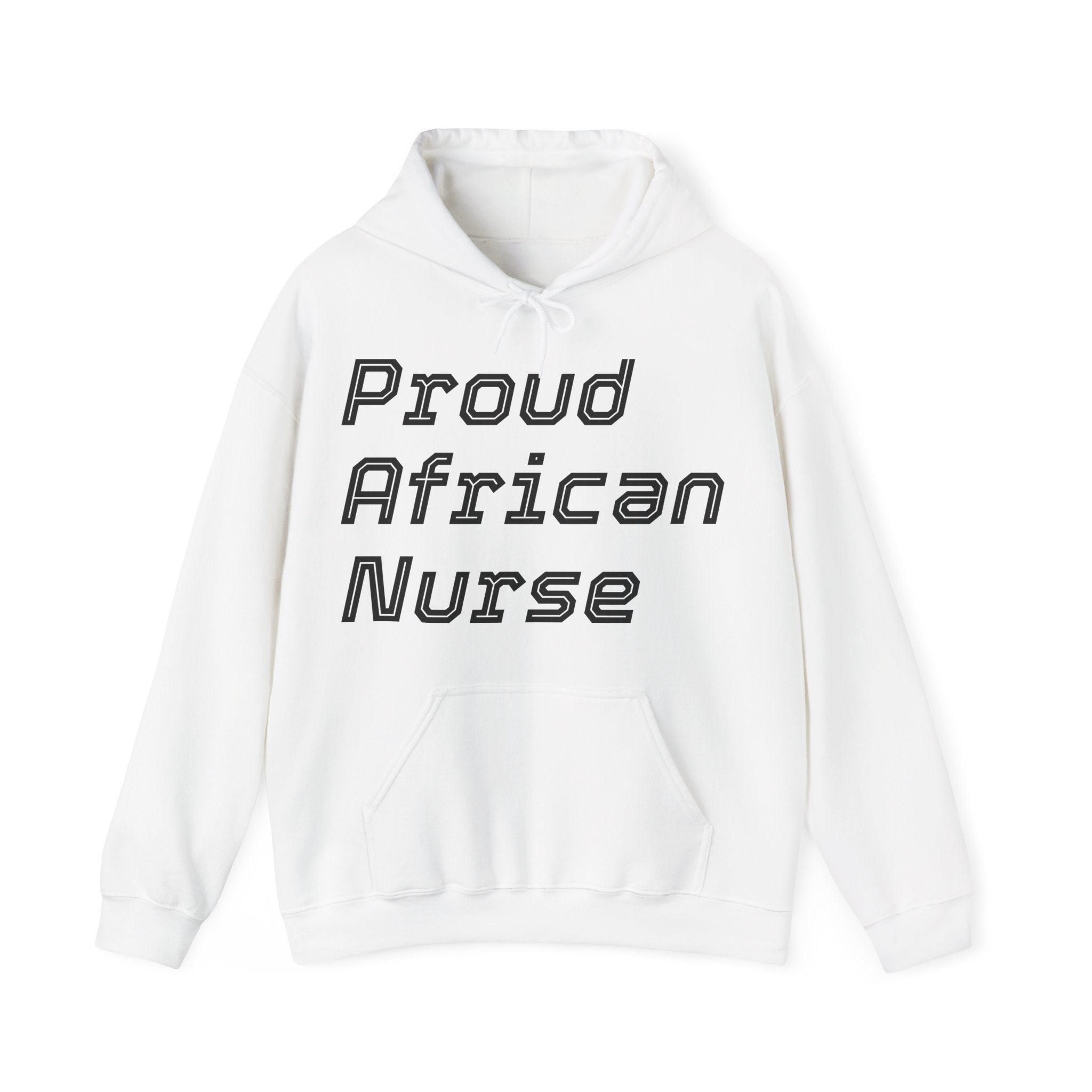 Proud African Nurse Hoodie | Nurse Pride Hoodie for Healthcare Workers