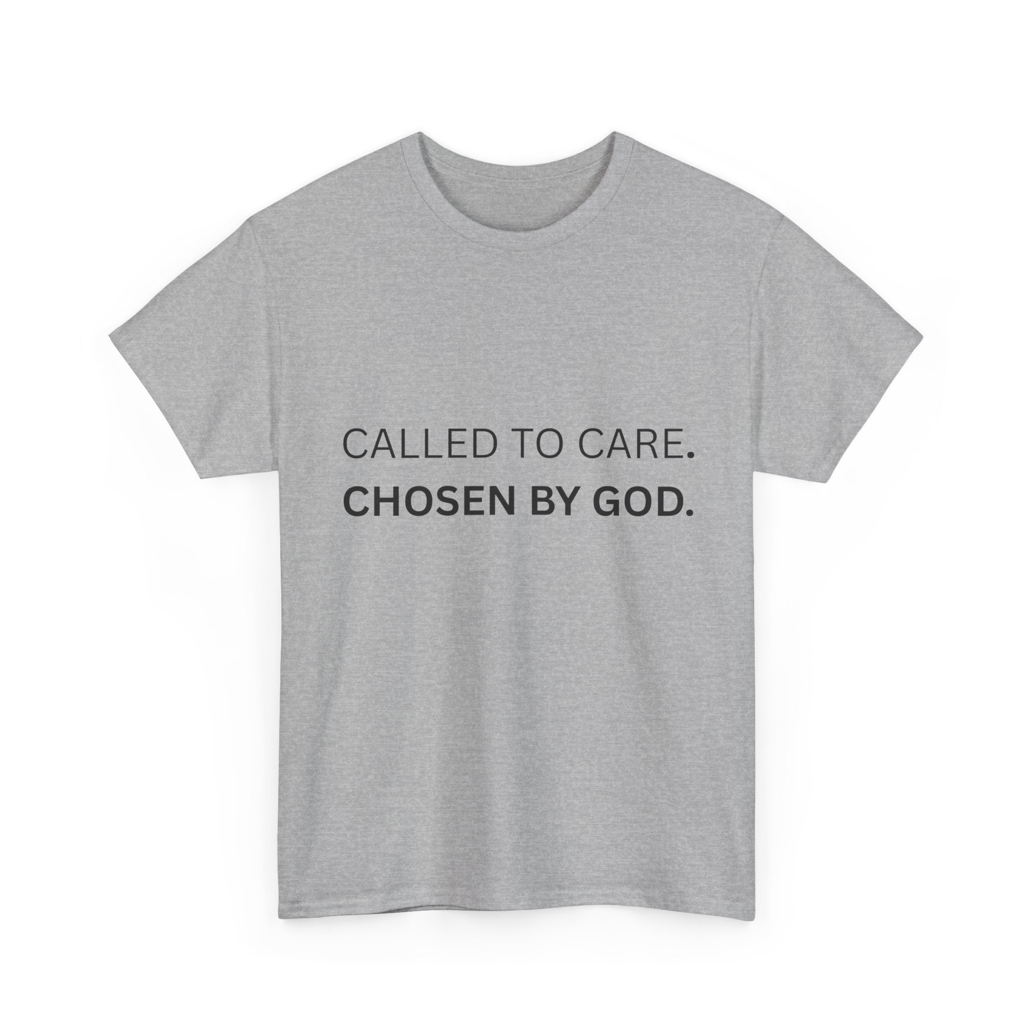 CALLED TO CARE CHOSEN BY GOD T-Shirt | Christian Nurse Shirt | Faith Based Nurse Gift | Nurse Life Tee