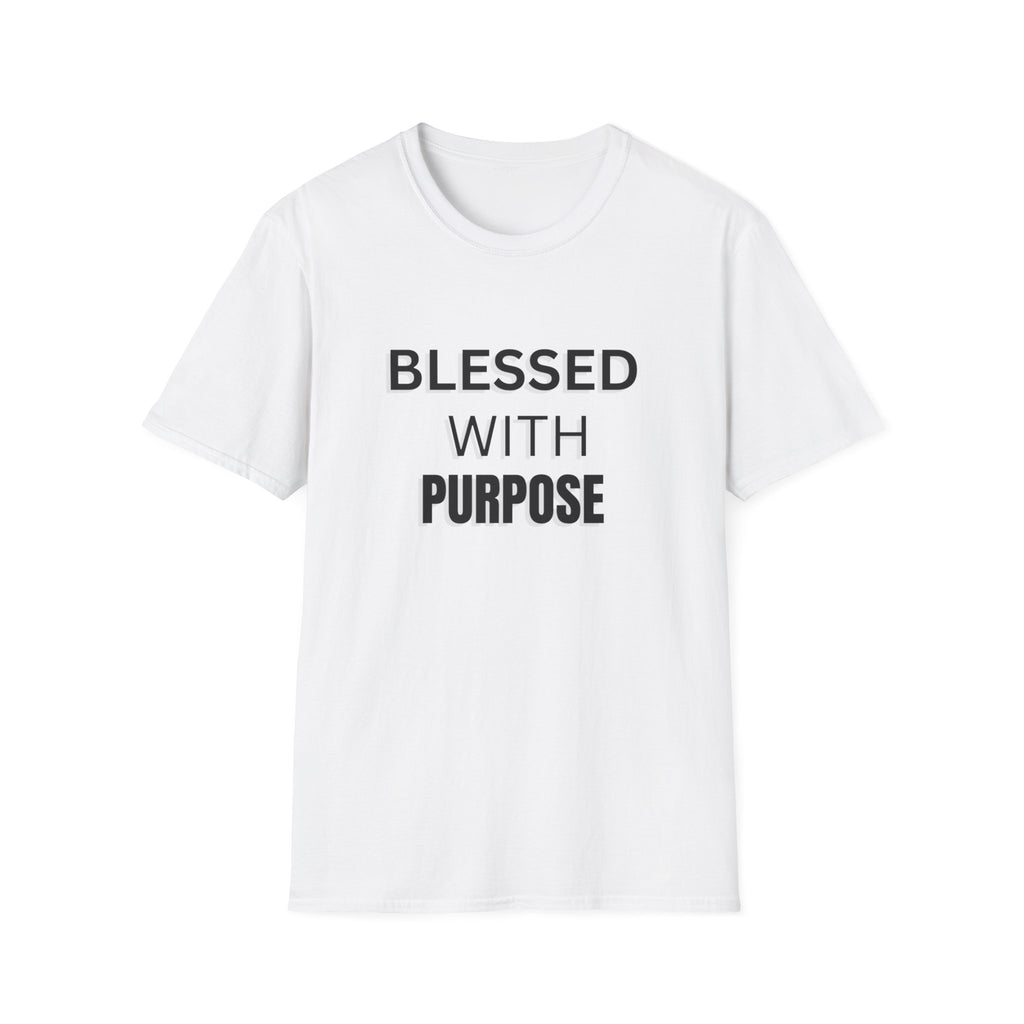 Blessed With Purpose T-Shirt — Inspirational Faith Graphic Tee