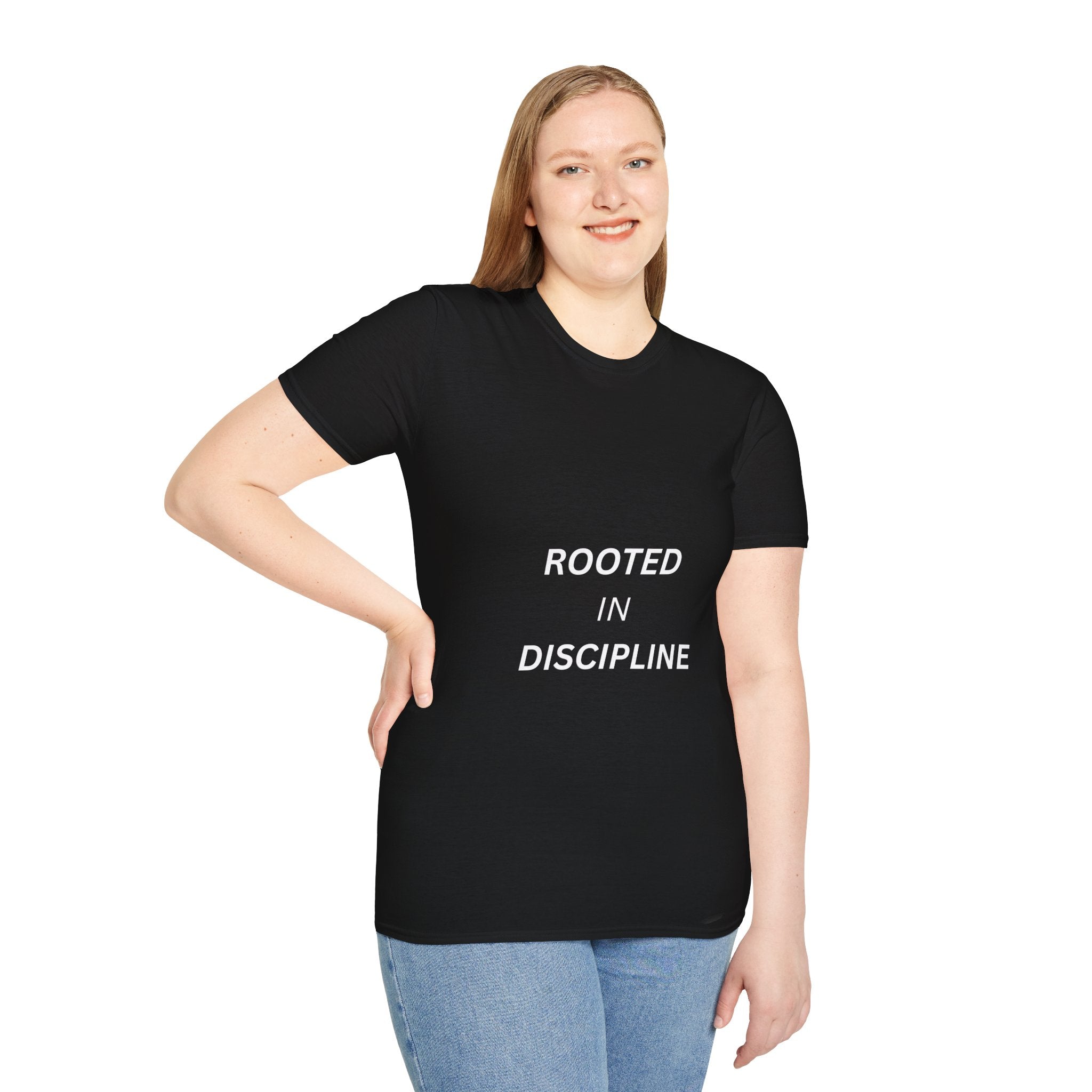 Rooted In Discipline T-Shirt | Minimalist Motivation Streetwear | Pride & Purpose