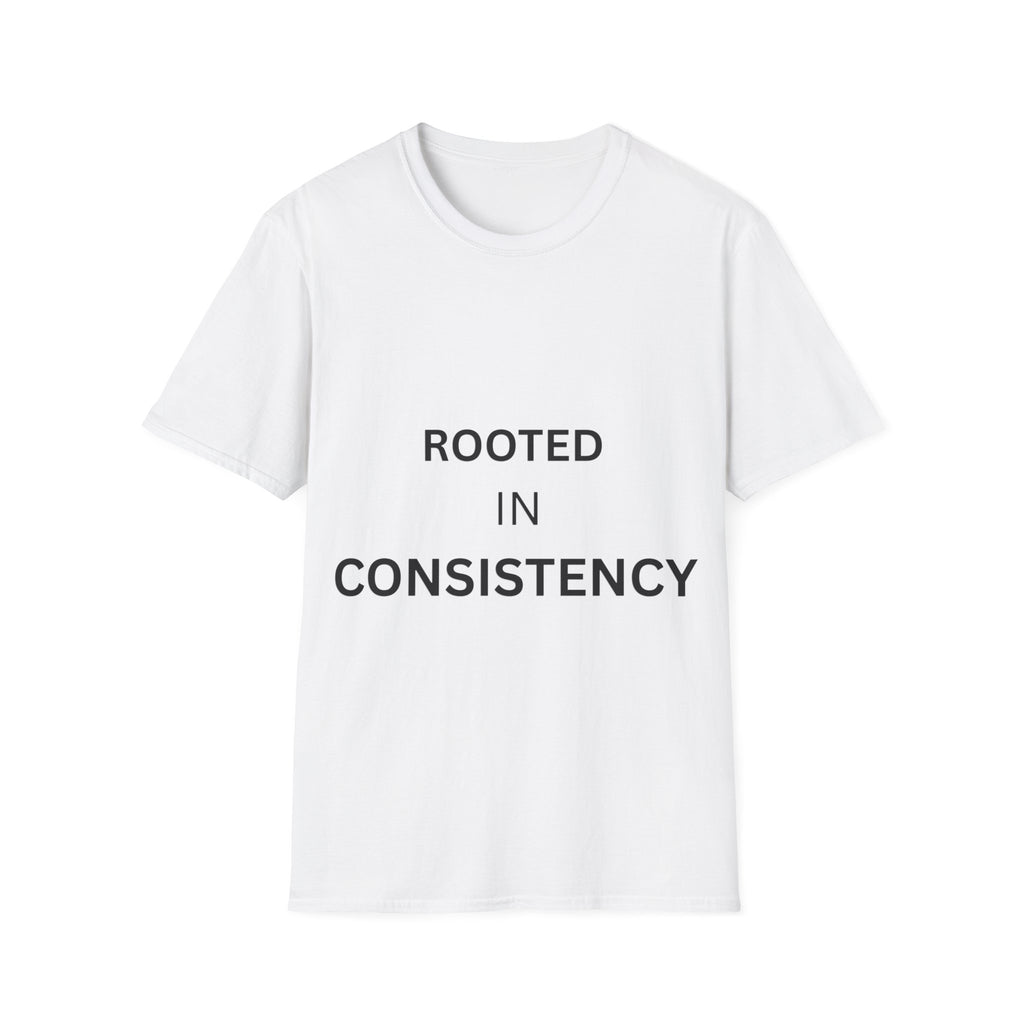 Rooted In Consistency T-Shirt, Motivational Streetwear, Discipline Mindset Tee, Minimalist Quote Shirt, Self Growth Clothing