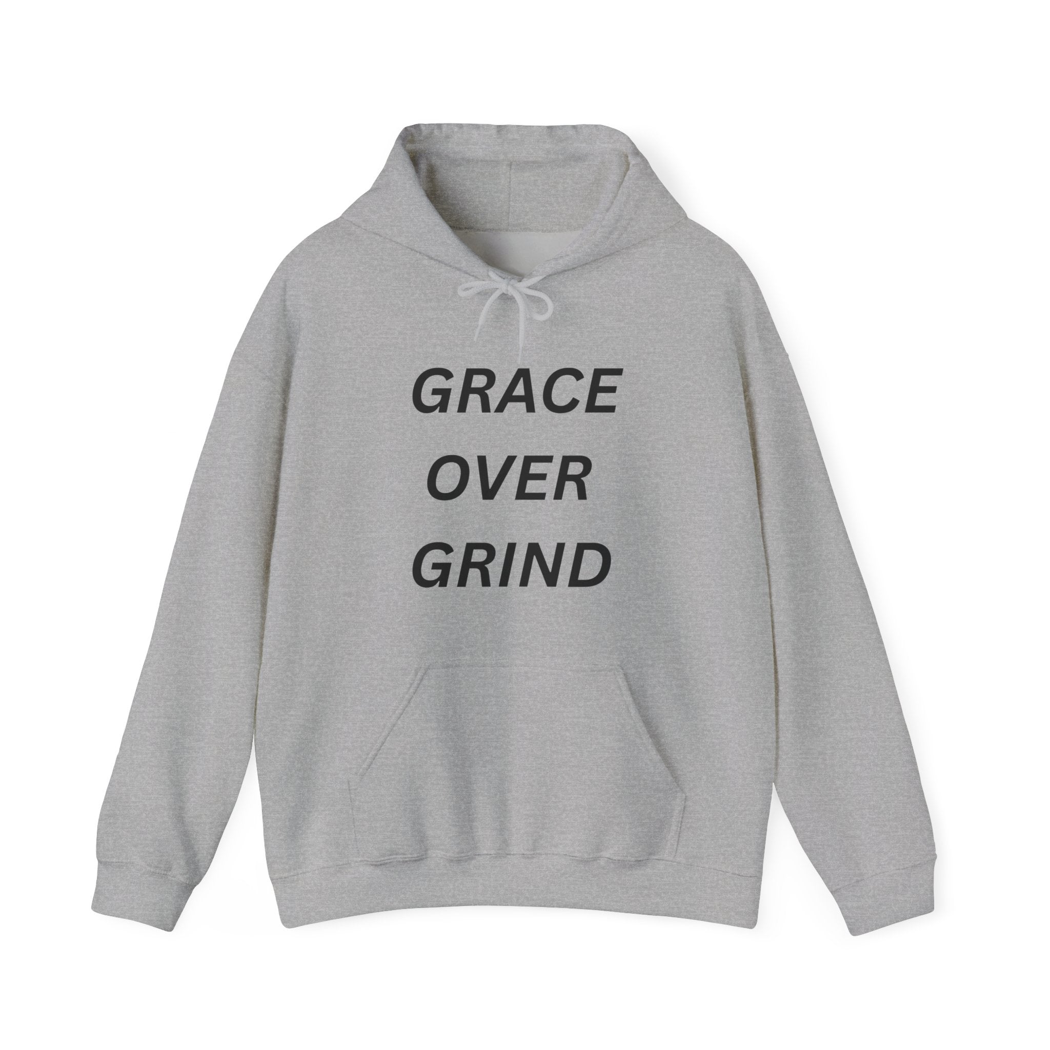 Grace Over Grind Hoodie — Inspirational Christian Pullover