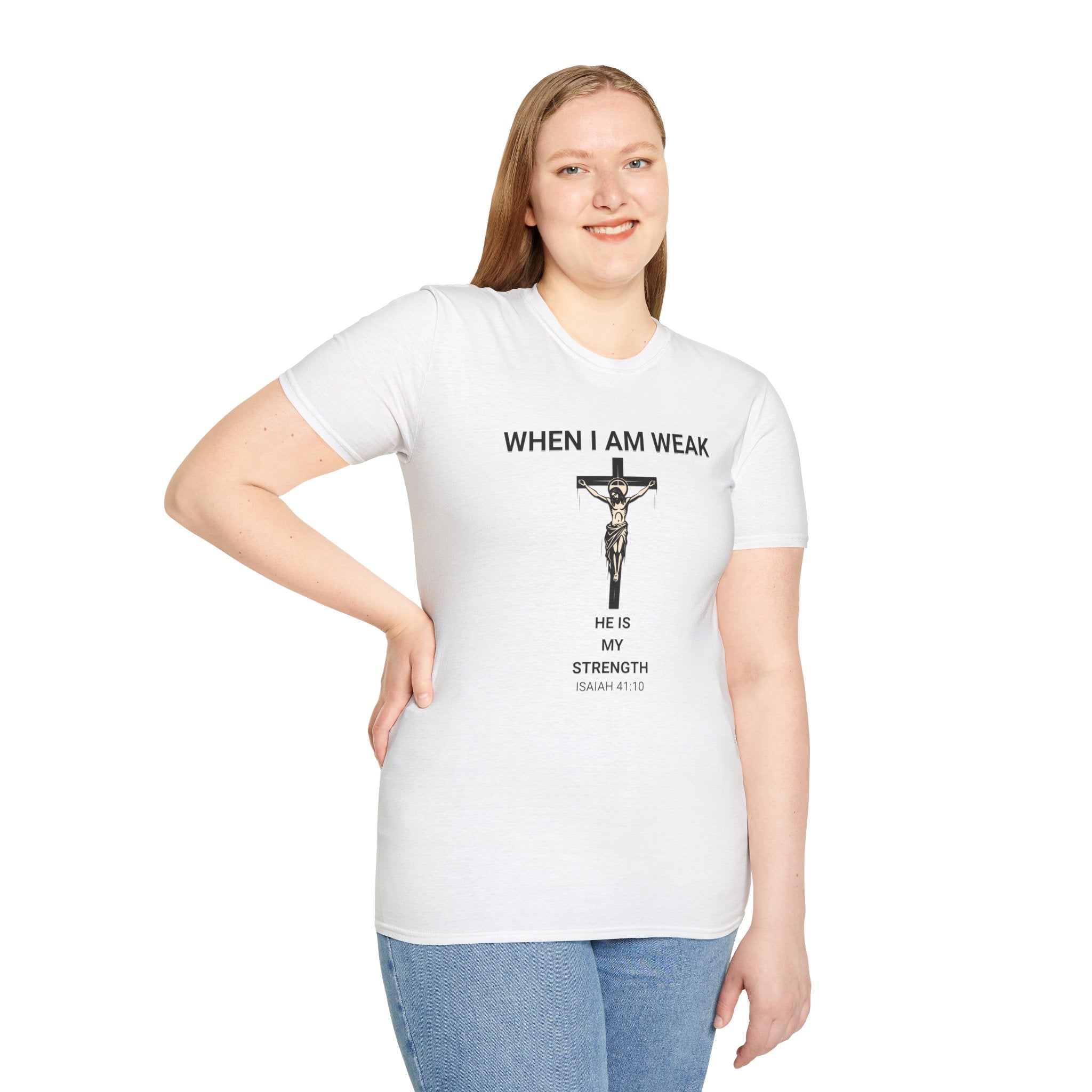 Christian 'When I Am Weak He Is My Strength' T-Shirt