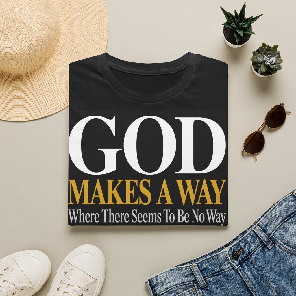 God Makes A Way T-Shirt — Inspirational Christian Faith Tee