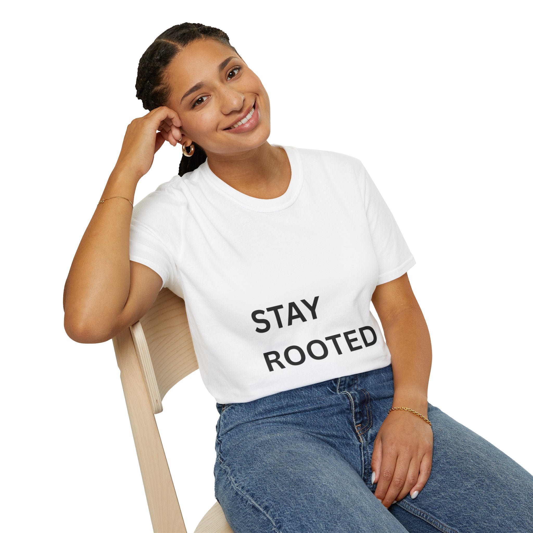Stay Rooted T-Shirt | Minimalist Motivational Tee | Faith Inspired Shirt | Discipline Mindset Clothing | Streetwear Gift