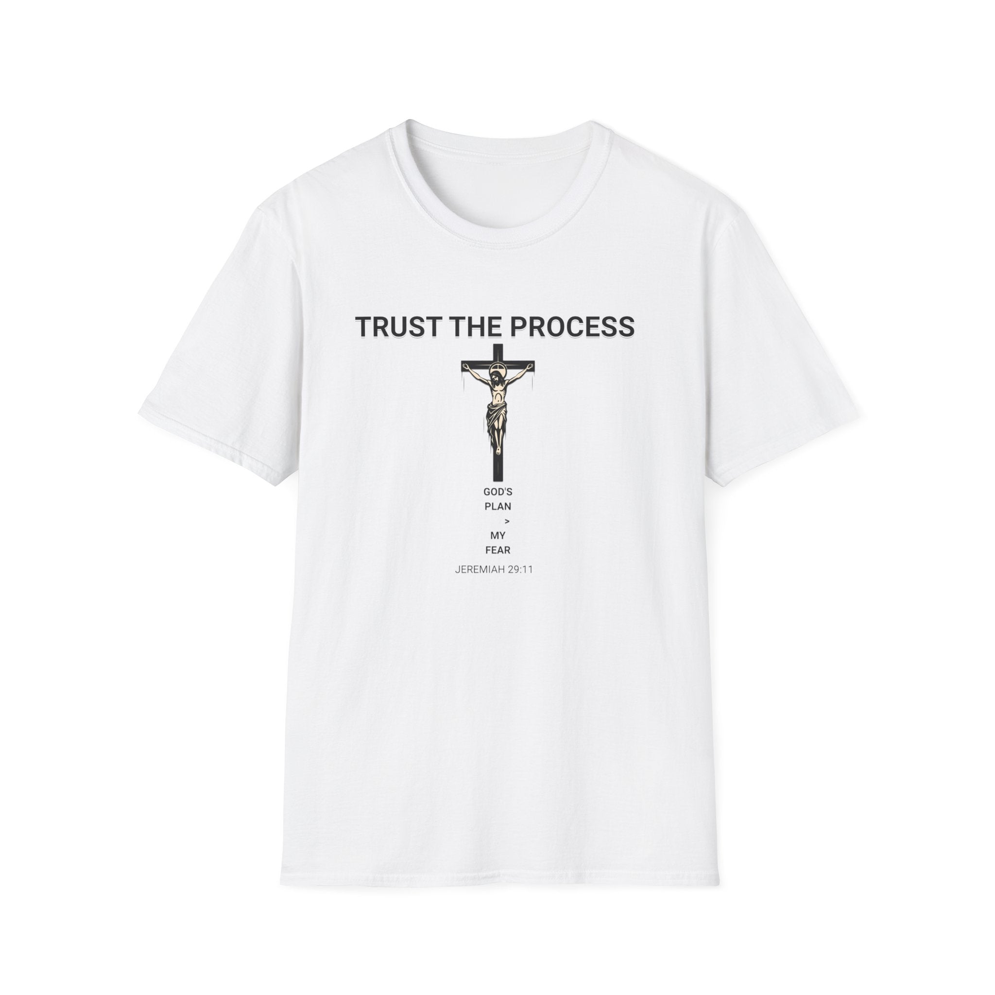 Trust the Process Jesus T-Shirt — Christian Faith Cross Graphic Tee