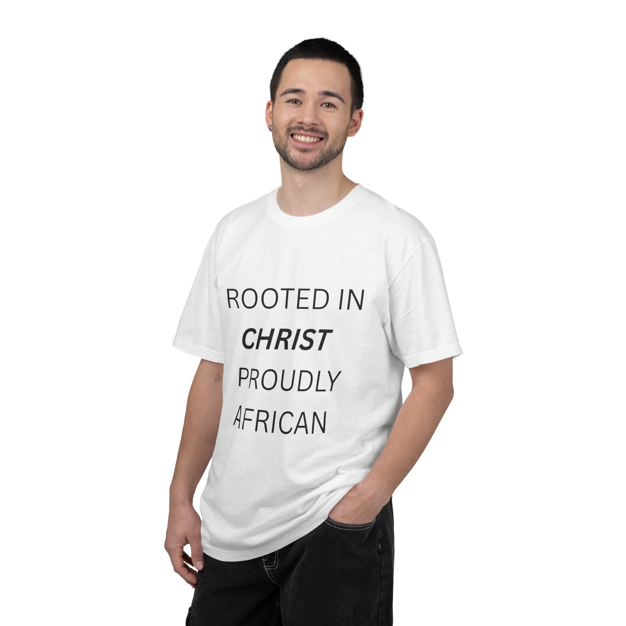 Rooted in Christ Proudly African T-Shirt
