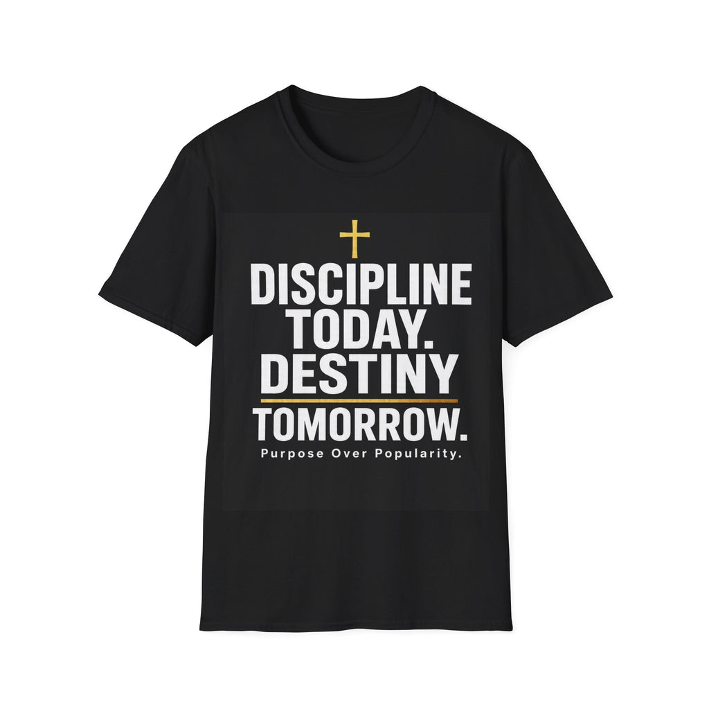 Discipline Today Destiny Tomorrow T‑Shirt — Inspirational Christian Faith Tee