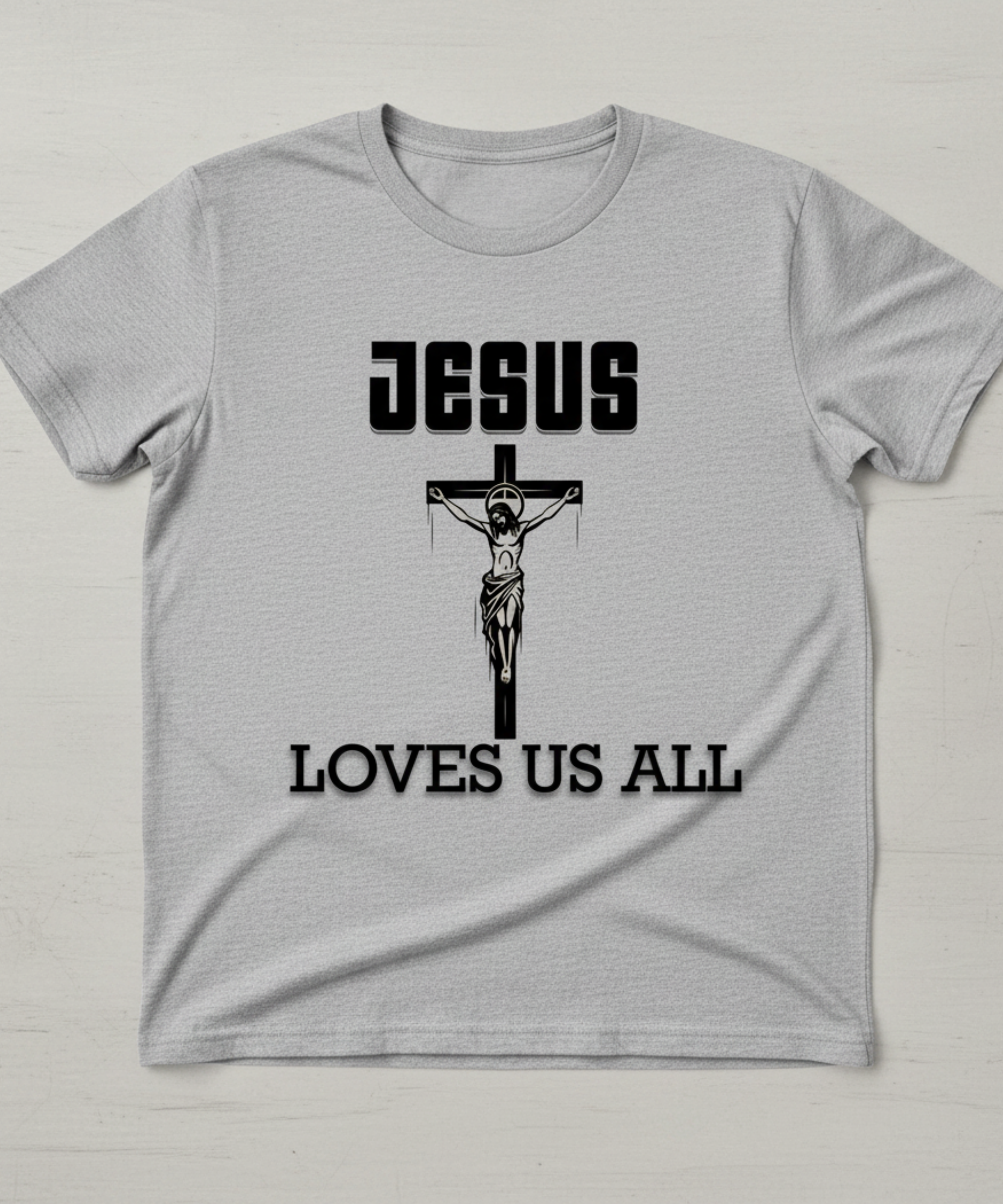 Jesus Loves Us All Christian T-Shirt