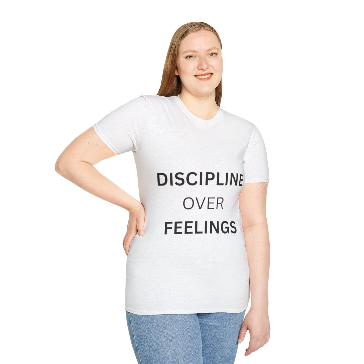 Discipline Over Feelings T-Shirt | Motivation & Faith Apparel